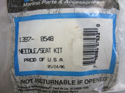 *NEW OEM* 0810 Mercury Quicksilver Needle & Seat Kit 1397-8548