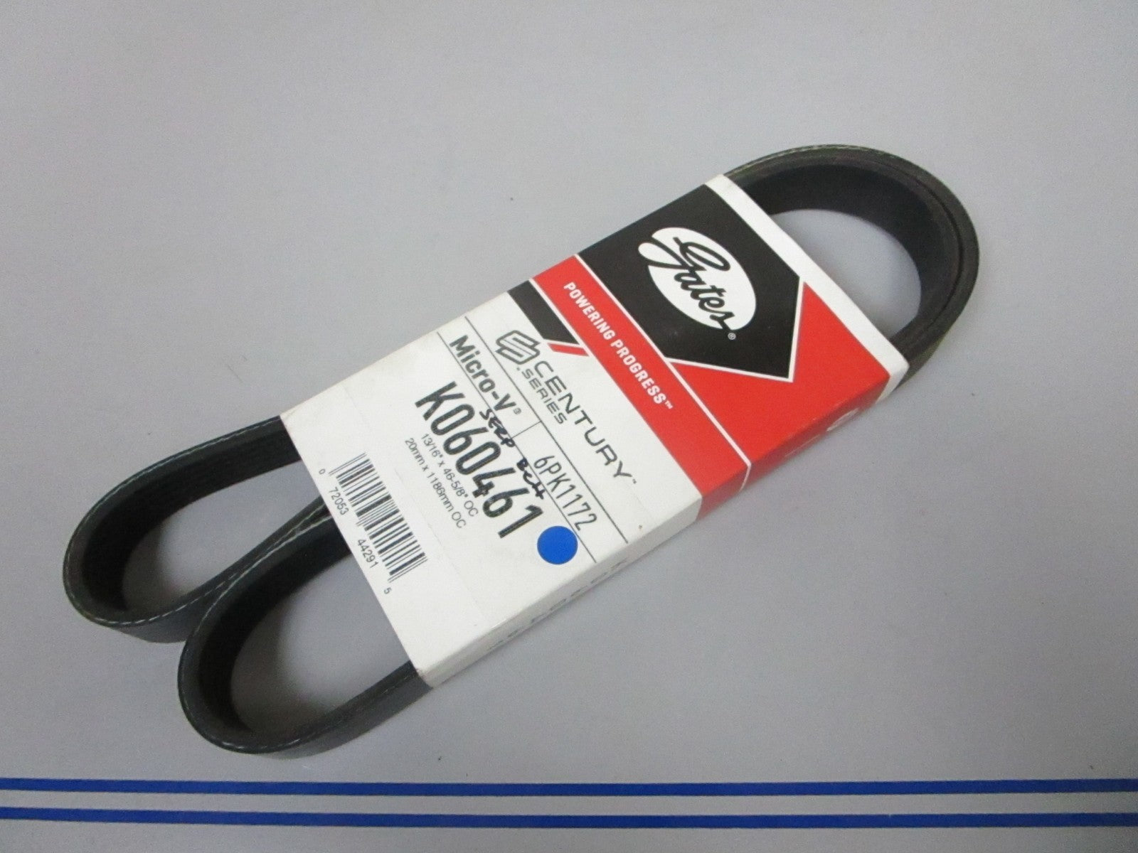 NEW K060461 Gates Micro-V 13/16" x 46 ⅝" Serpentine Belt 0720