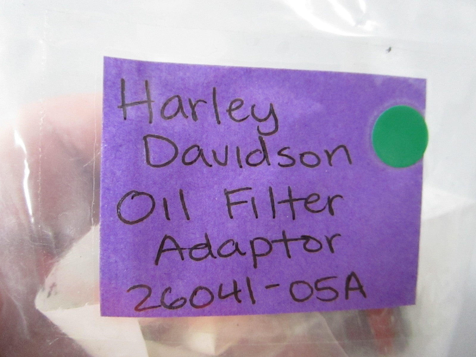 NEW OEM 26041-05A Harley Davidson Oil Filter Adaptor 0810