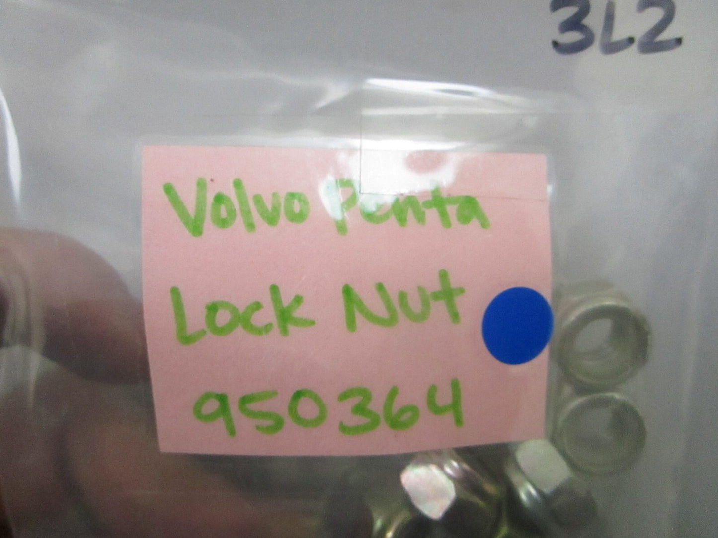 *NEW OEM* (LOT OF 2) 0810 Volvo Penta Lock Nut 950364