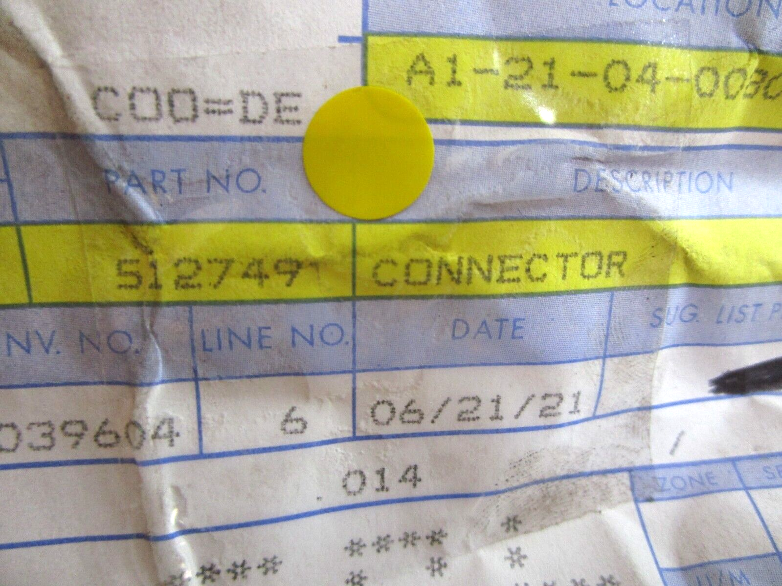 *NEW OEM* 0750 OMC Johnson Evinrude CONNECTOR 512749 0512749