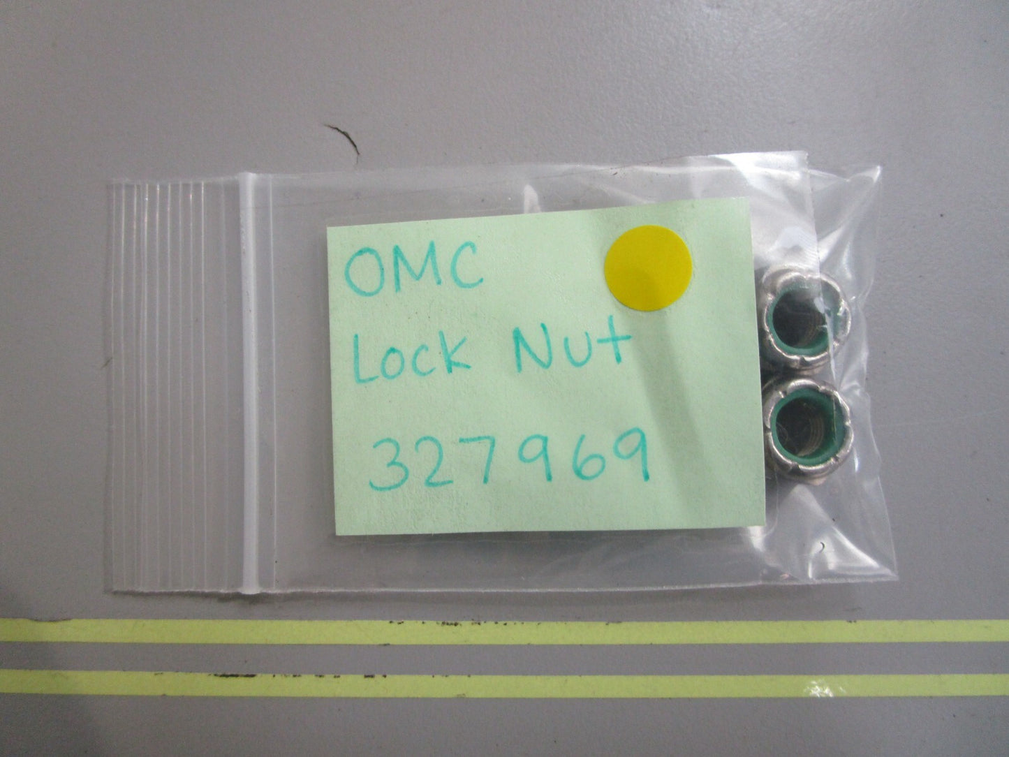 *NEW OEM* (LOT OF 2) 0810 OMC Johnson Evinrude Lock Nut 327969 0327969