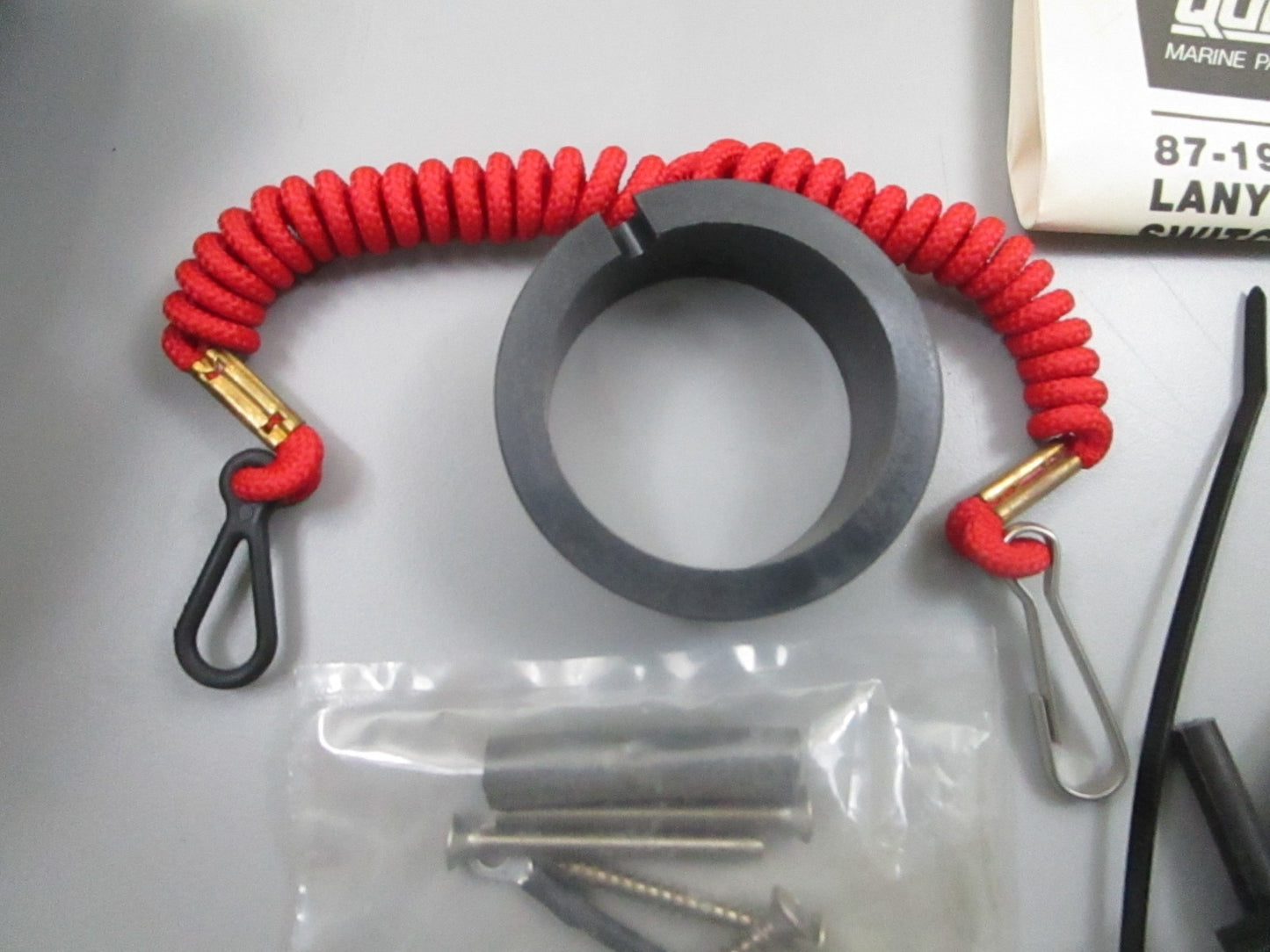 *NEW OEM* 0810 Mercury Quicksilver Switch & Lanyard Kit 87-19674A2