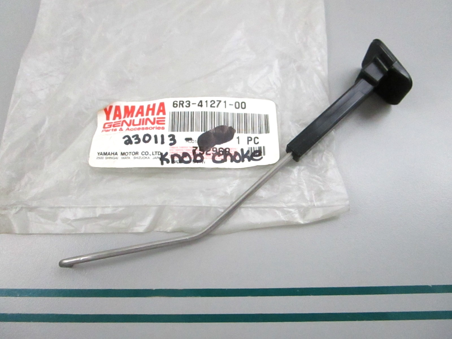 NEW OEM 6R3-41271-00-00 Yamaha Choke Knob 0810