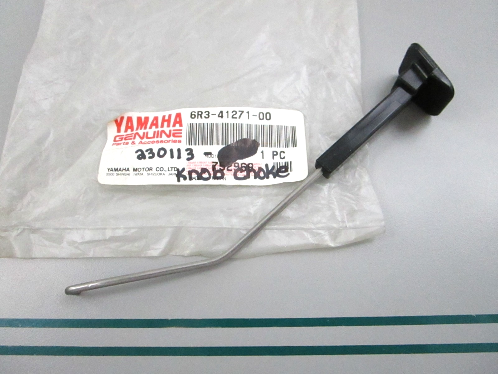 NEW OEM 6R3-41271-00-00 Yamaha Choke Knob 0810