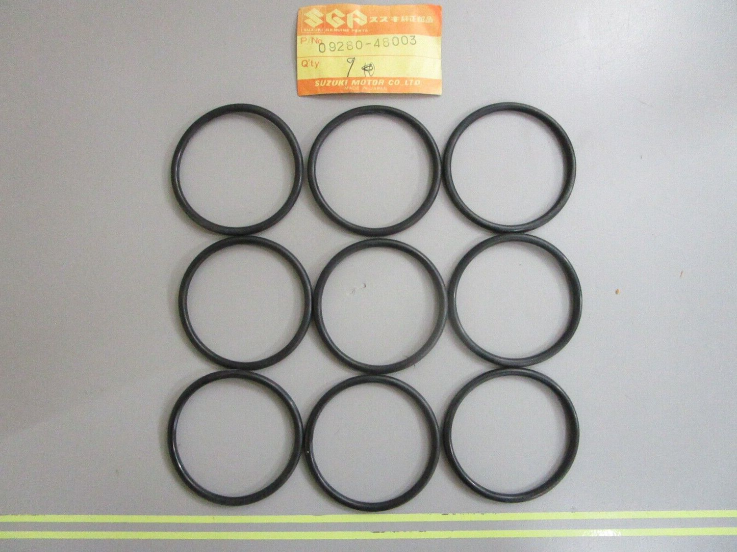 *NEW OEM* (LOT OF 9) 0810 Suzuki O-Ring 09280-48003