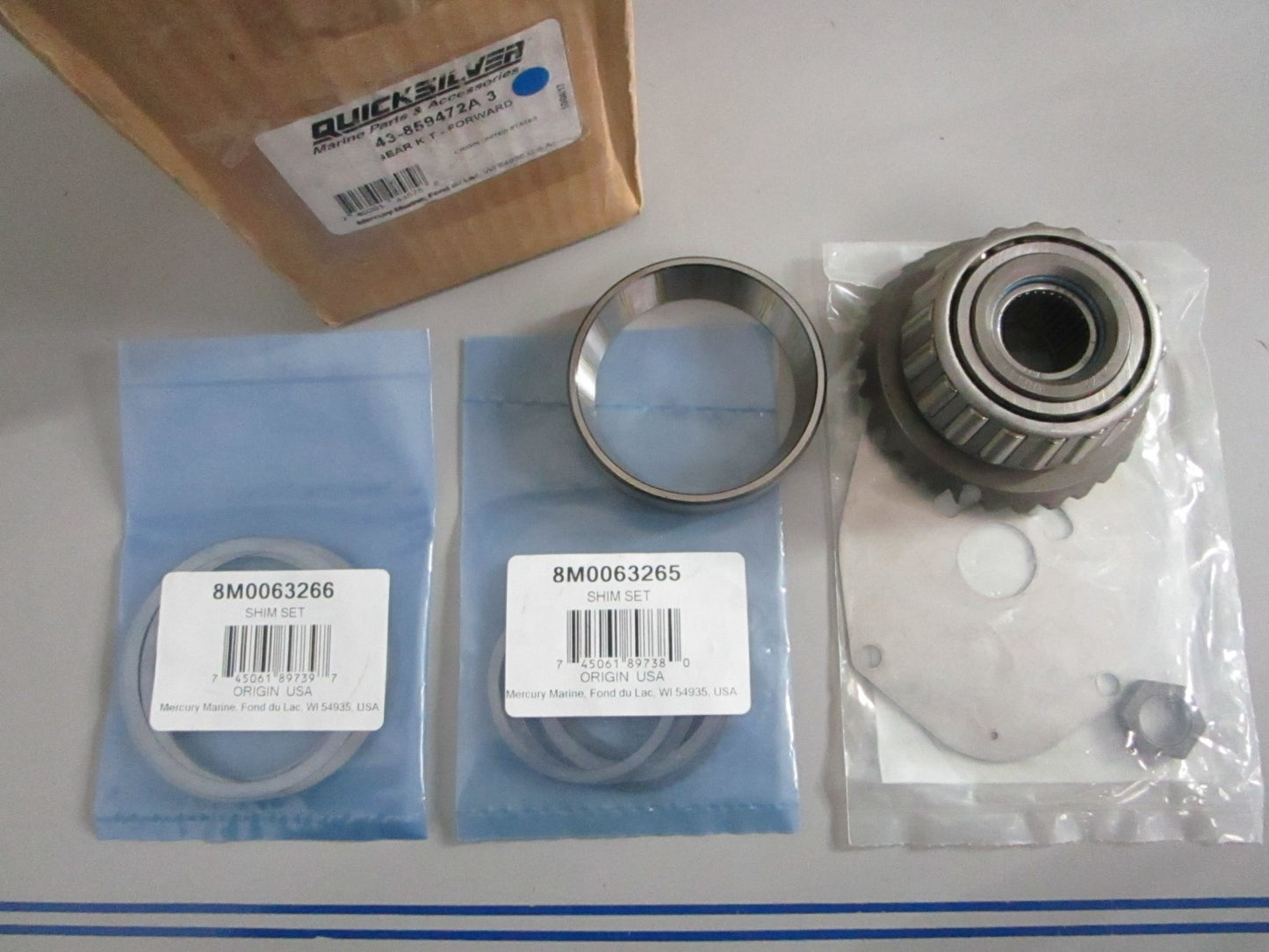 NEW OEM 43-859472A3 Mercury Quicksilver Forward Gear Kit 0820