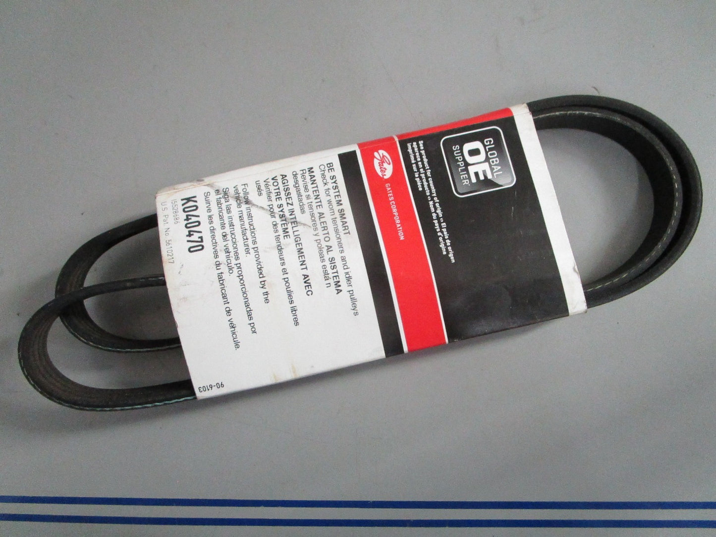 NEW K040470 Gates Century Series Micro-V Serpentine Belt 0820