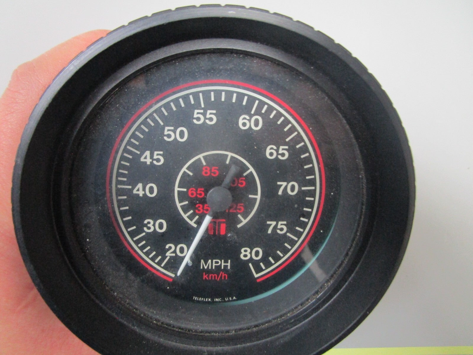 *NEW* 0810 Teleflex 80 MPH Speedometer 53226
