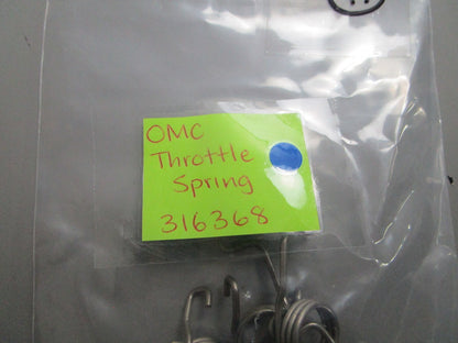 *NEW OEM* 0720 OMC Johnson Evinrude Throttle Spring 316368 0316368