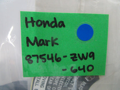 *NEW OEM* 0810 Honda Mark 87546-ZW9-640