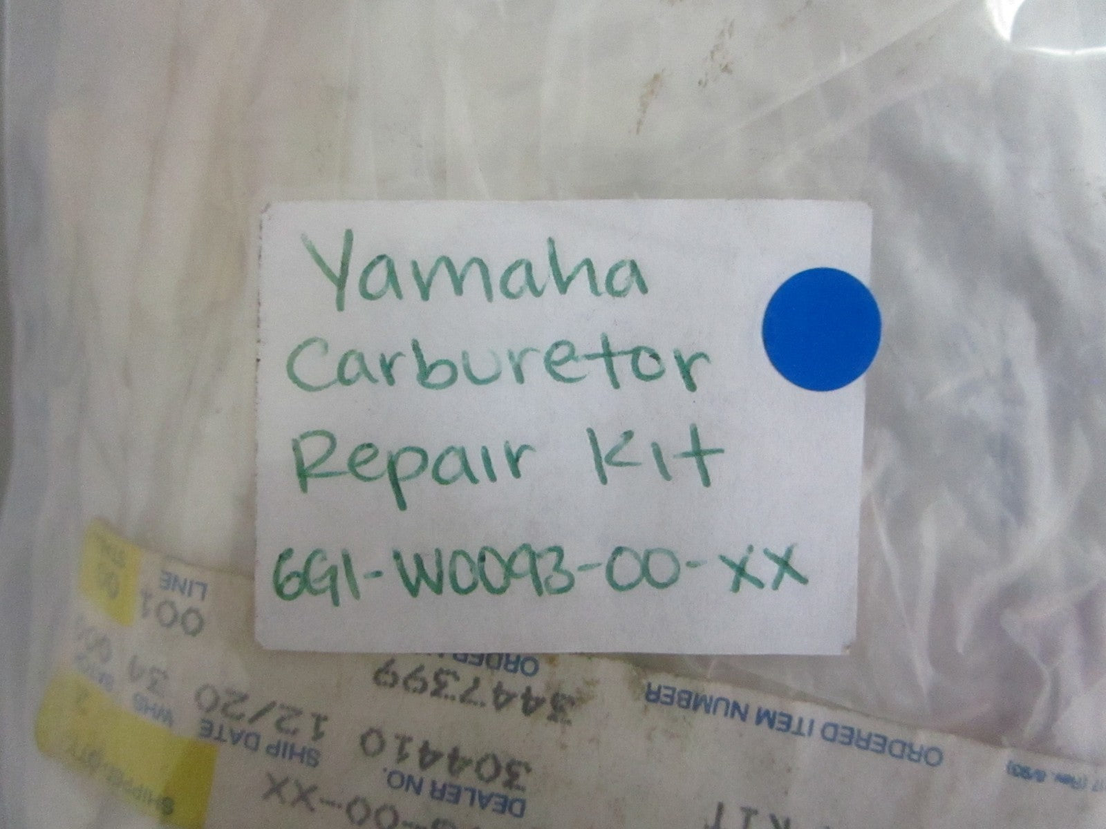 *NEW OEM* 0820 Yamaha Carburetor Repair Kit 6G1-W0093-00-XX