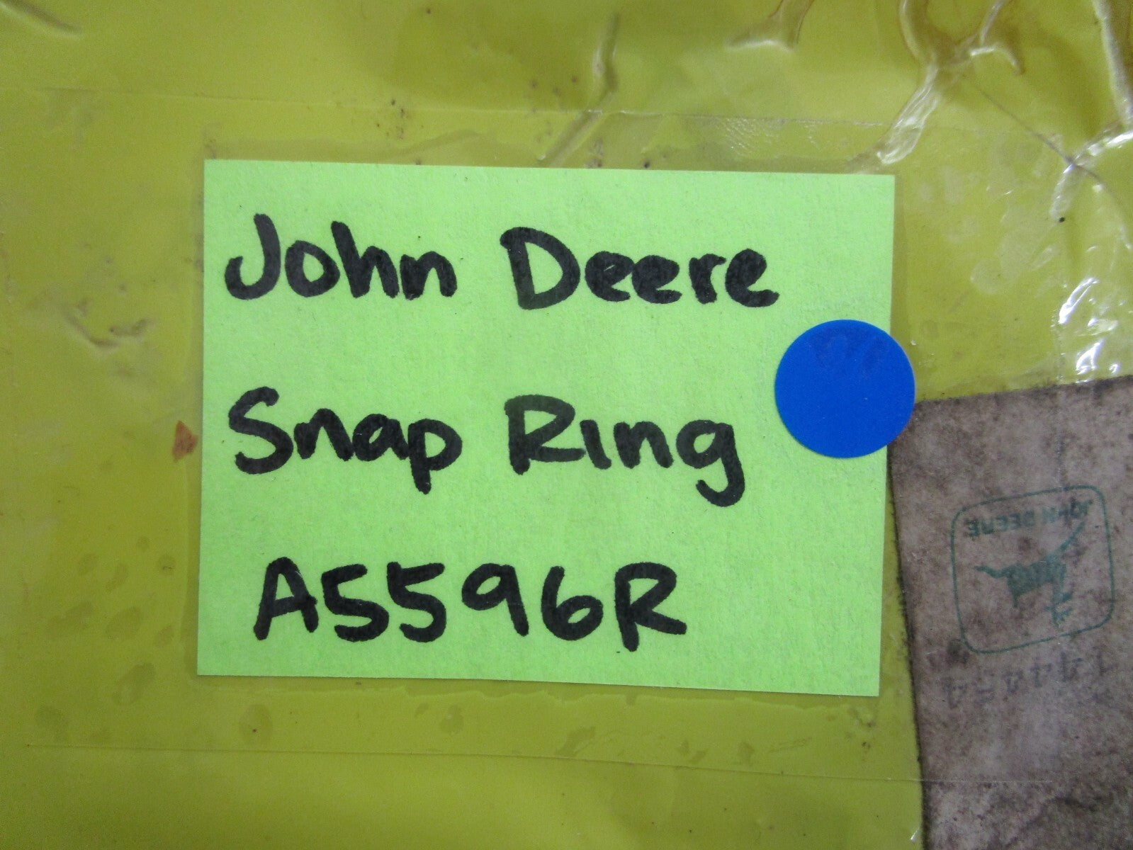 *NEW OEM* 0820 John Deere Snap Ring A5596R