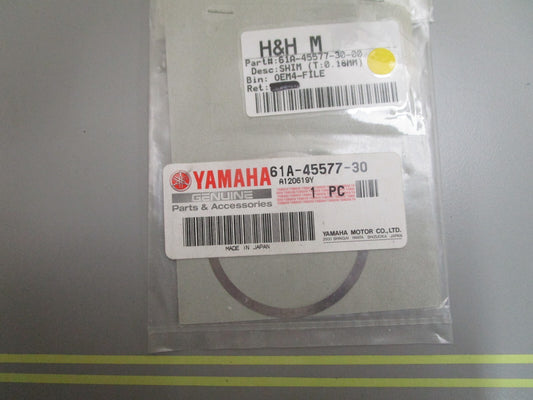 *NEW OEM* 0810 Yamaha (T:0.18MM) Shim 61A-45577-30-00