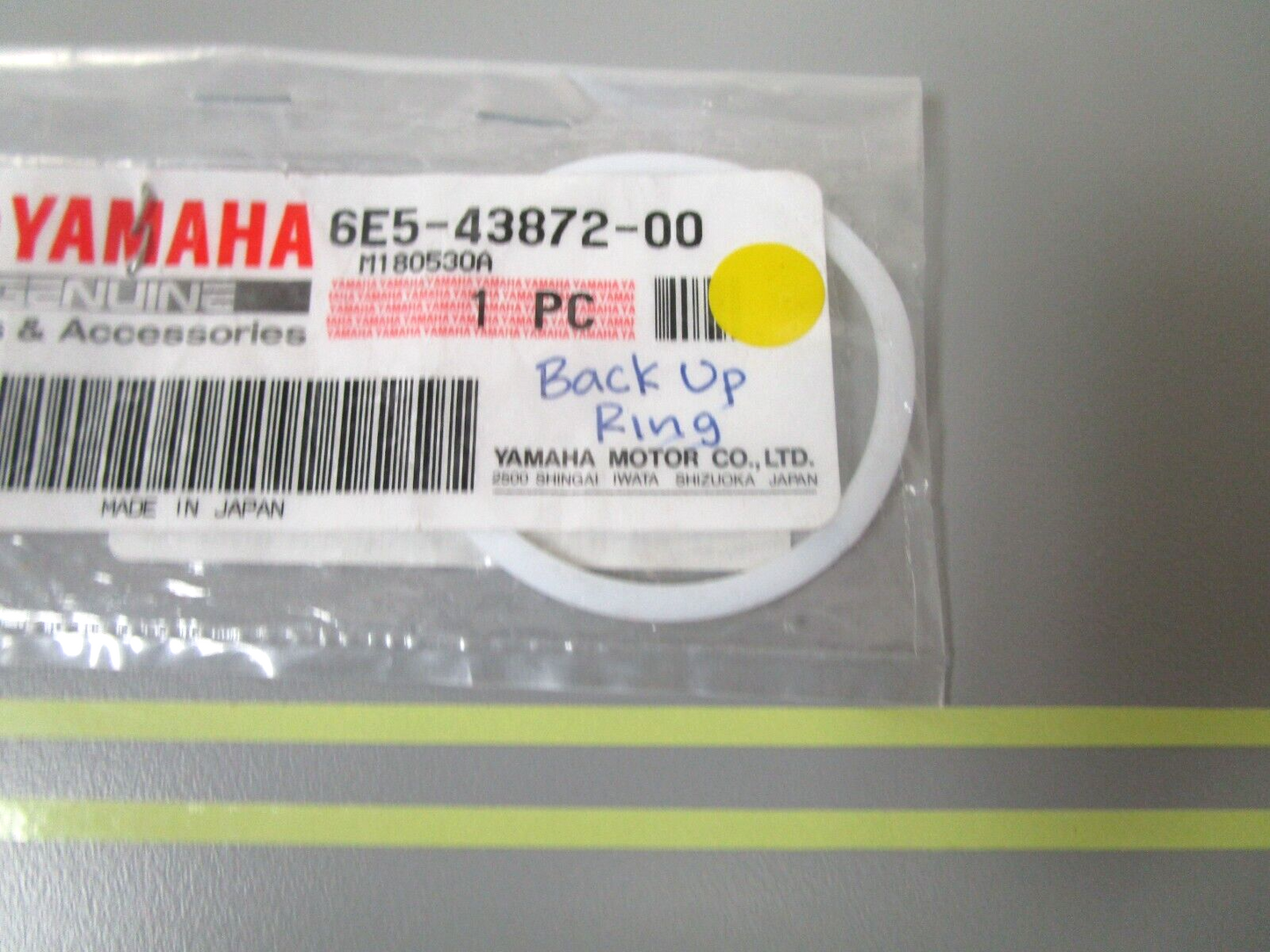 *NEW OEM* 0750 Yamaha BACK-UP RING 6E5-43872-00