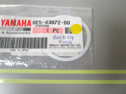 *NEW OEM* 0750 Yamaha BACK-UP RING 6E5-43872-00