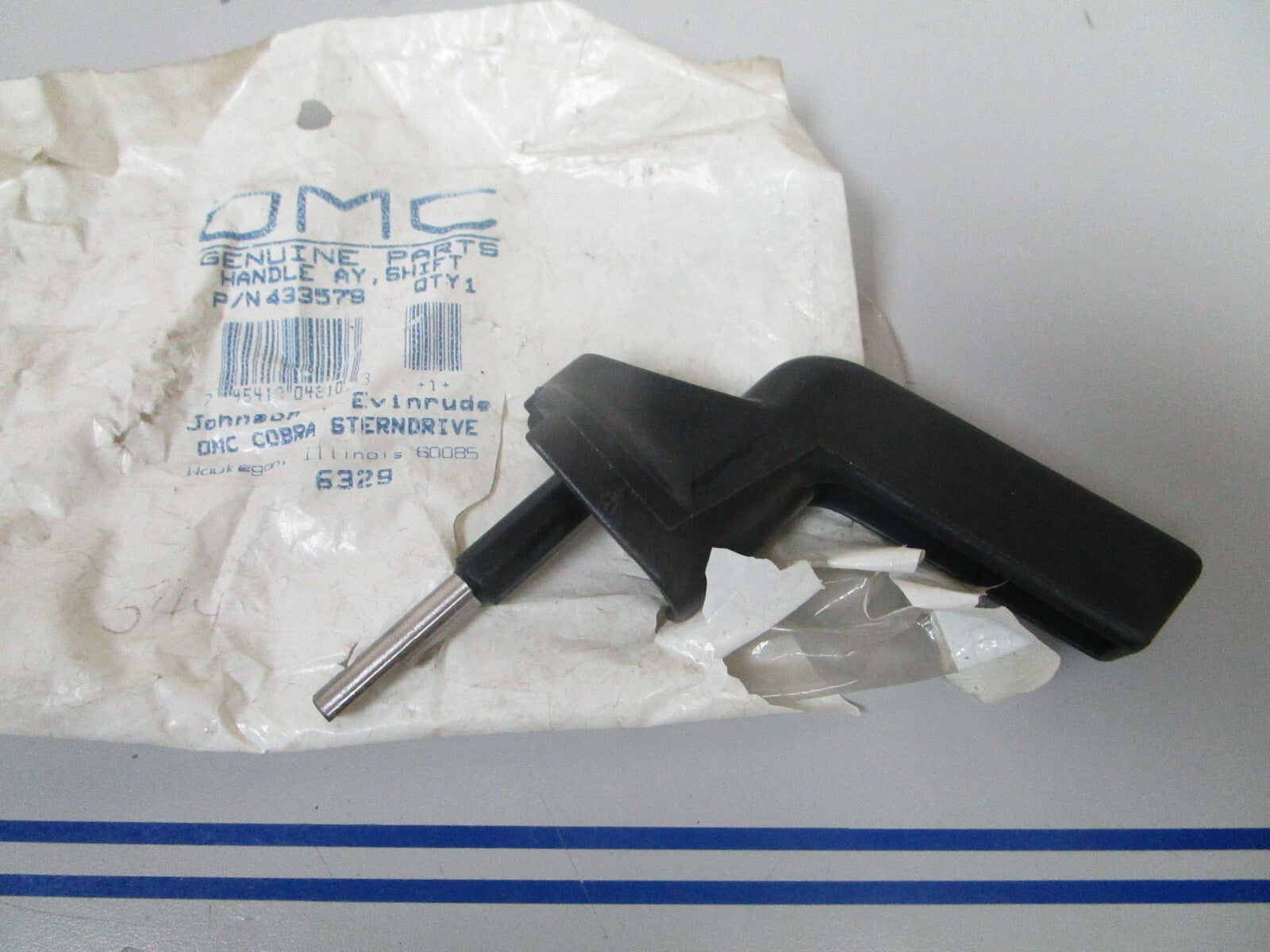 *NEW OEM* 0810 OMC Johnson Evinrude Shift Handle Assembly 433579 0433579