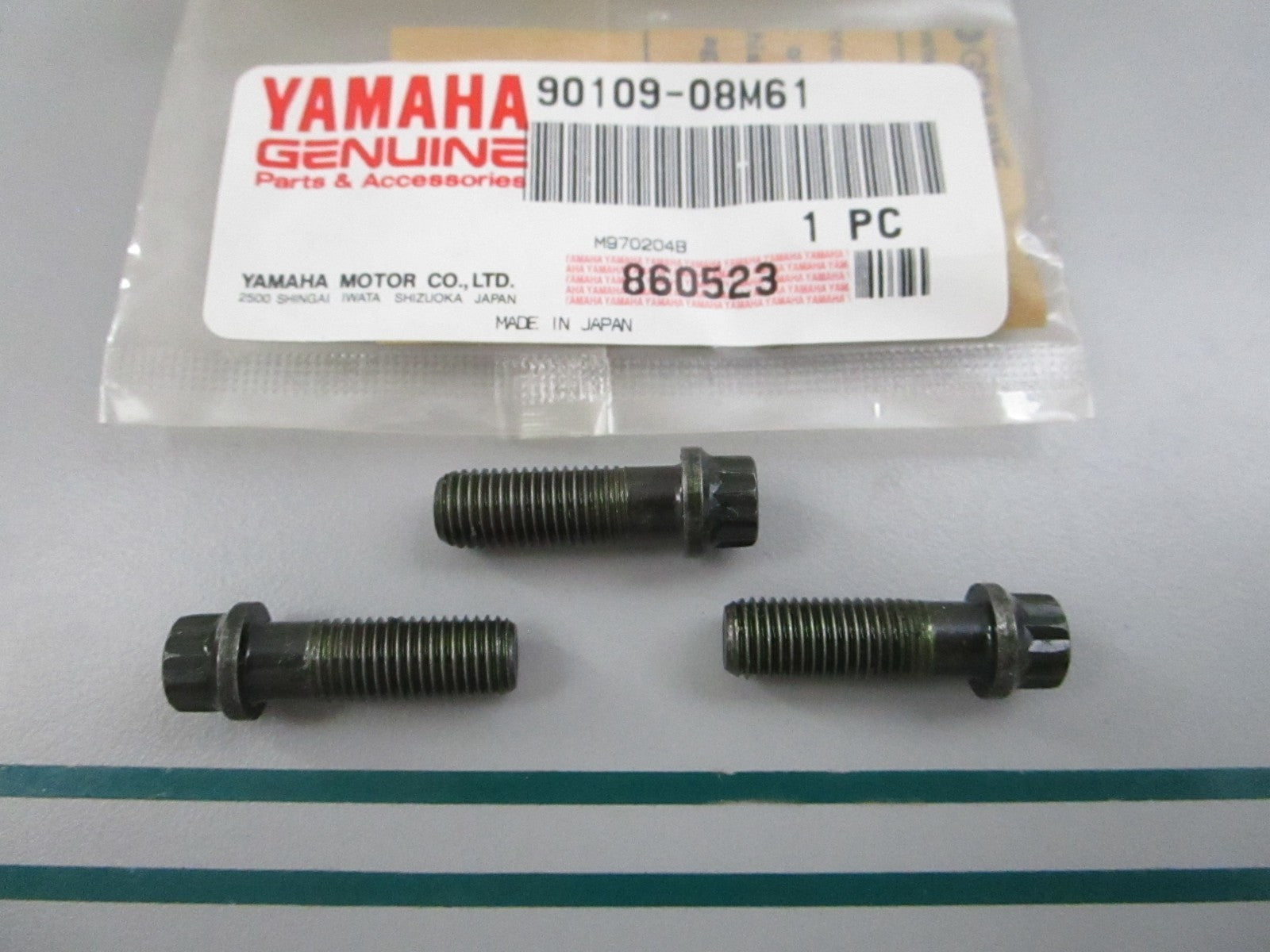 NEW OEM (LOT OF 3) 90109-08M61-00 Yamaha Bolt 0810