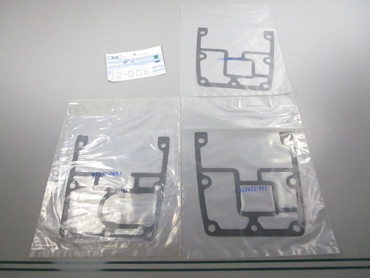 NEW OEM (LOT OF 3) 329828 0329828 OMC Johnson Evinrude Gasket 0810