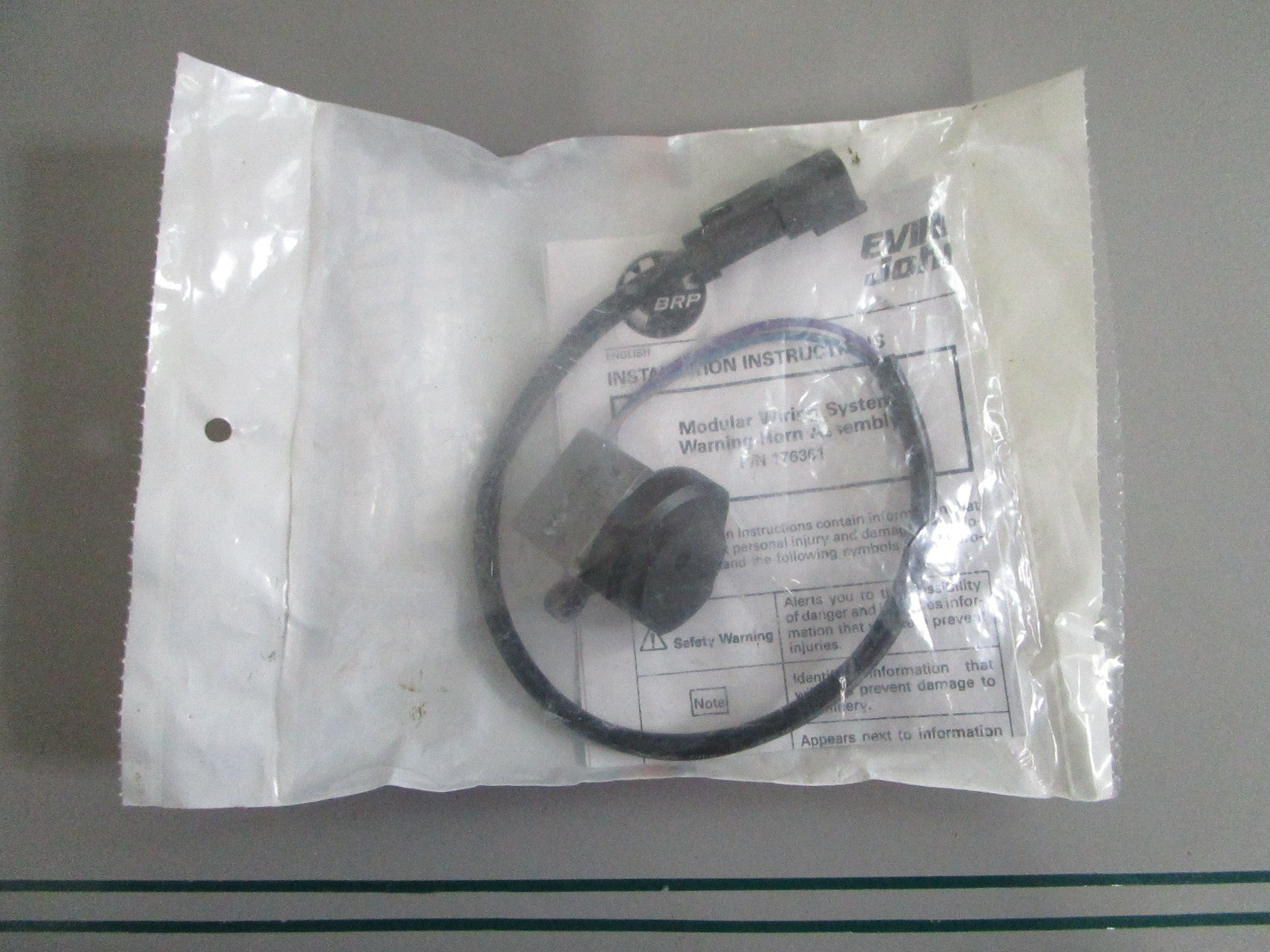 OMC NEW OEM Warning Horn Kit Assembly 176361 Johnson Evinrude 40-90HP NOS 0820