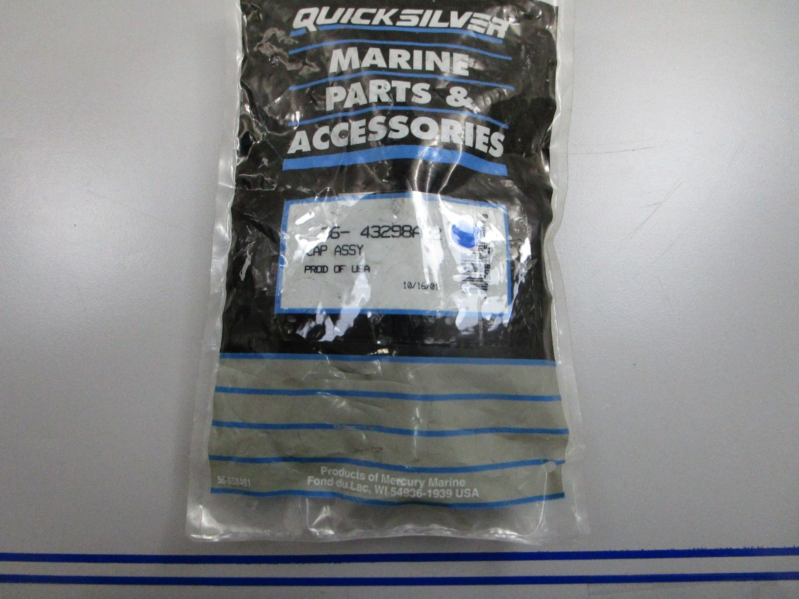 *NEW OEM* 0810 Mercury Quicksilver Cap Assembly 36-43298A 2