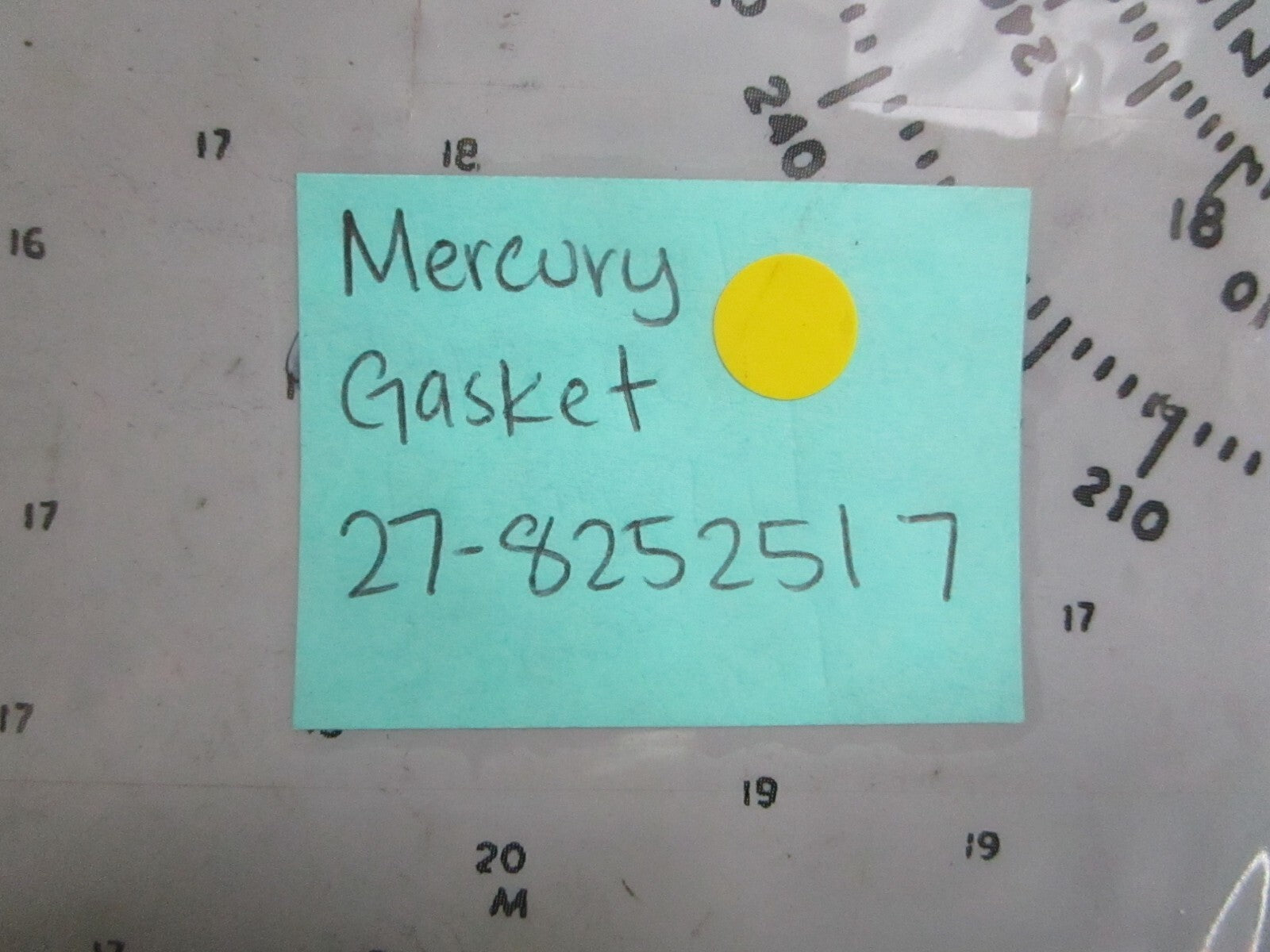*NEW OEM* 0820 Mercury Quicksilver Gasket 27-825251 7