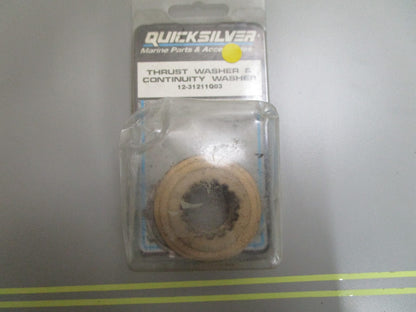 *NEW OEM* 0810 Mercury Quicksilver Thrust Washer & Continuity Washer 12-31211Q03
