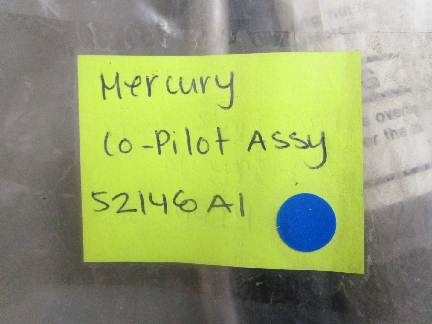 *NEW OEM* 0810 Mercury Quicksilver Co-Pilot Assembly 52148A1