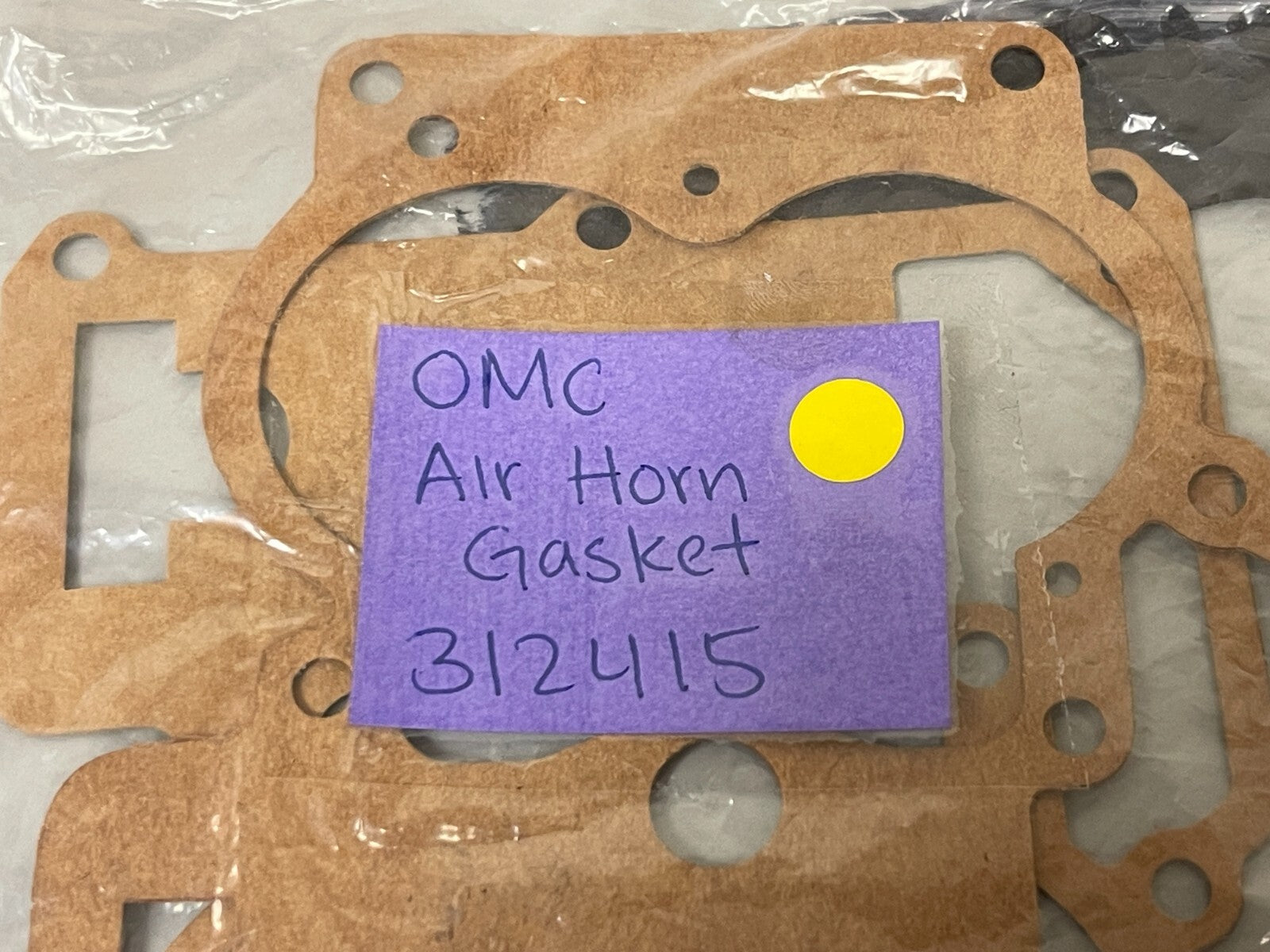 *NEW OEM* 0810 OMC Johnson Evinrude Air Horn Gasket 312415 0312415