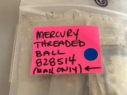 *NEW OEM* 0810 Mercury Quicksilver Threaded Ball 828514 (Ball Only)