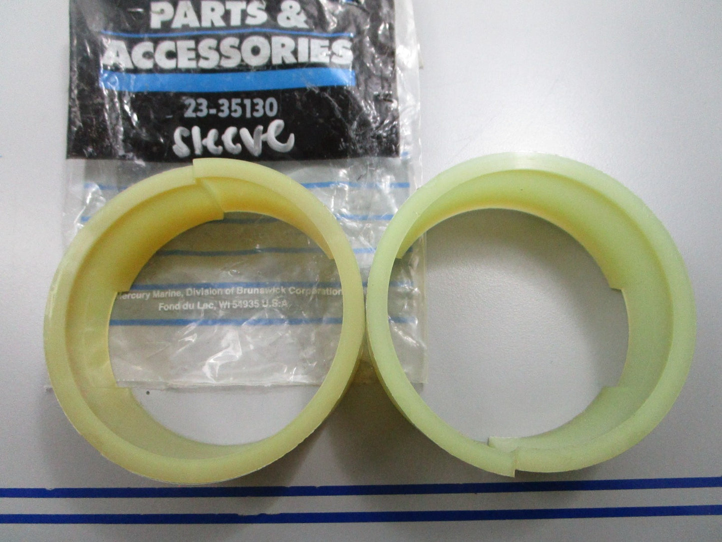 *NEW OEM* (LOT OF 2) 0810 Mercury Quicksilver Gimbal Bearing Sleeve 23-351330