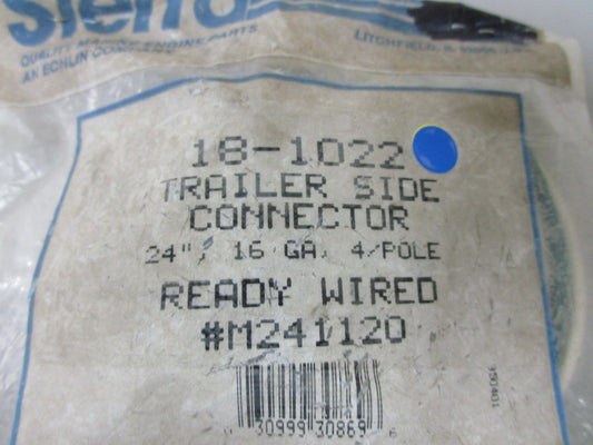 *NEW* 0720 Sierra 24" 16 GA 4 Pole Trailer Side Connector Ready Wired 18-1022