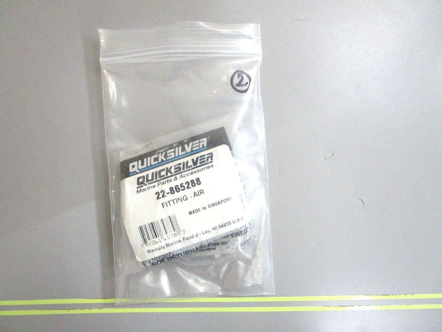 *NEW OEM* 0750 Mercury Quicksilver FITTING - AIR 22-865288