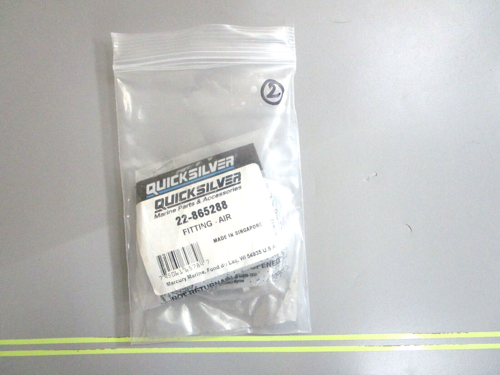 *NEW OEM* 0750 Mercury Quicksilver FITTING - AIR 22-865288