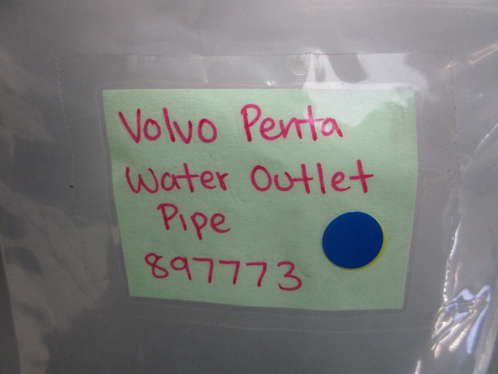 *NEW OEM* 0820 Volvo Penta Water Outlet Pipe 897773