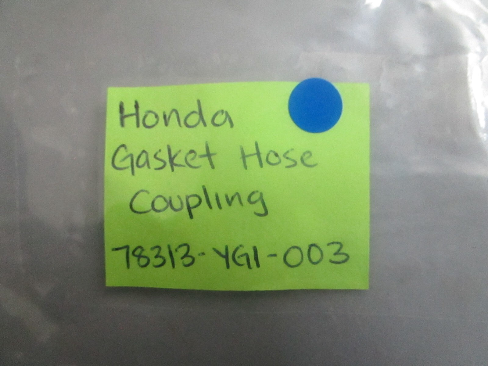 *NEW OEM* 0820 Honda Gasket Hose Coupling 78313-YG1-003