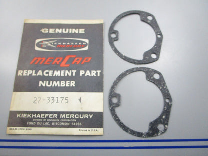 NEW OEM (LOT OF 2) 27-33175 Mercury Quicksilver Gasket 0810