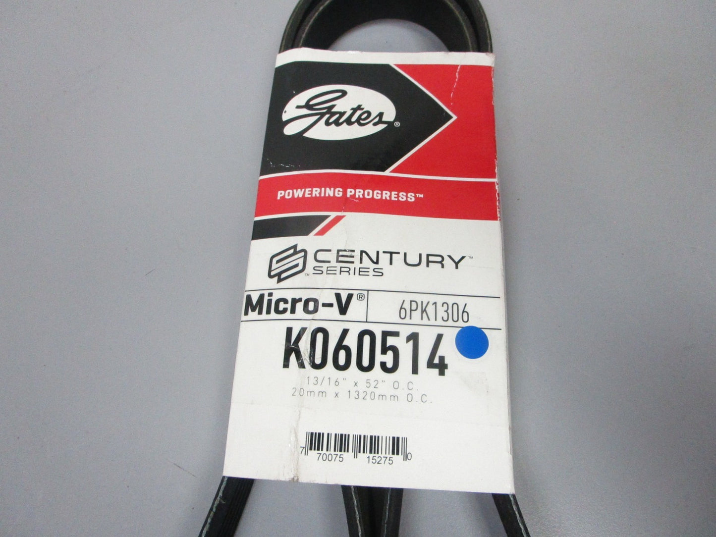NEW K060514 Gates Micro-V 13/16" x 52" Serpentine Belt 0720