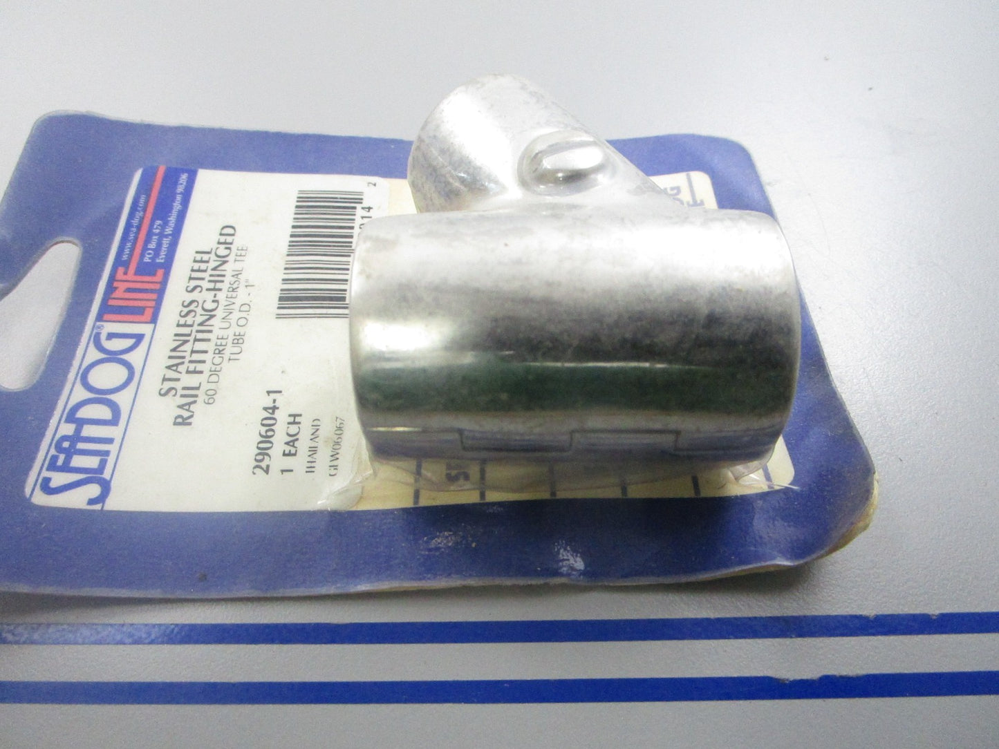 *NEW* 0810 Sea-Dog 60 Degree Stainless Steel Hinged Rail Fitting Tee 290604-1