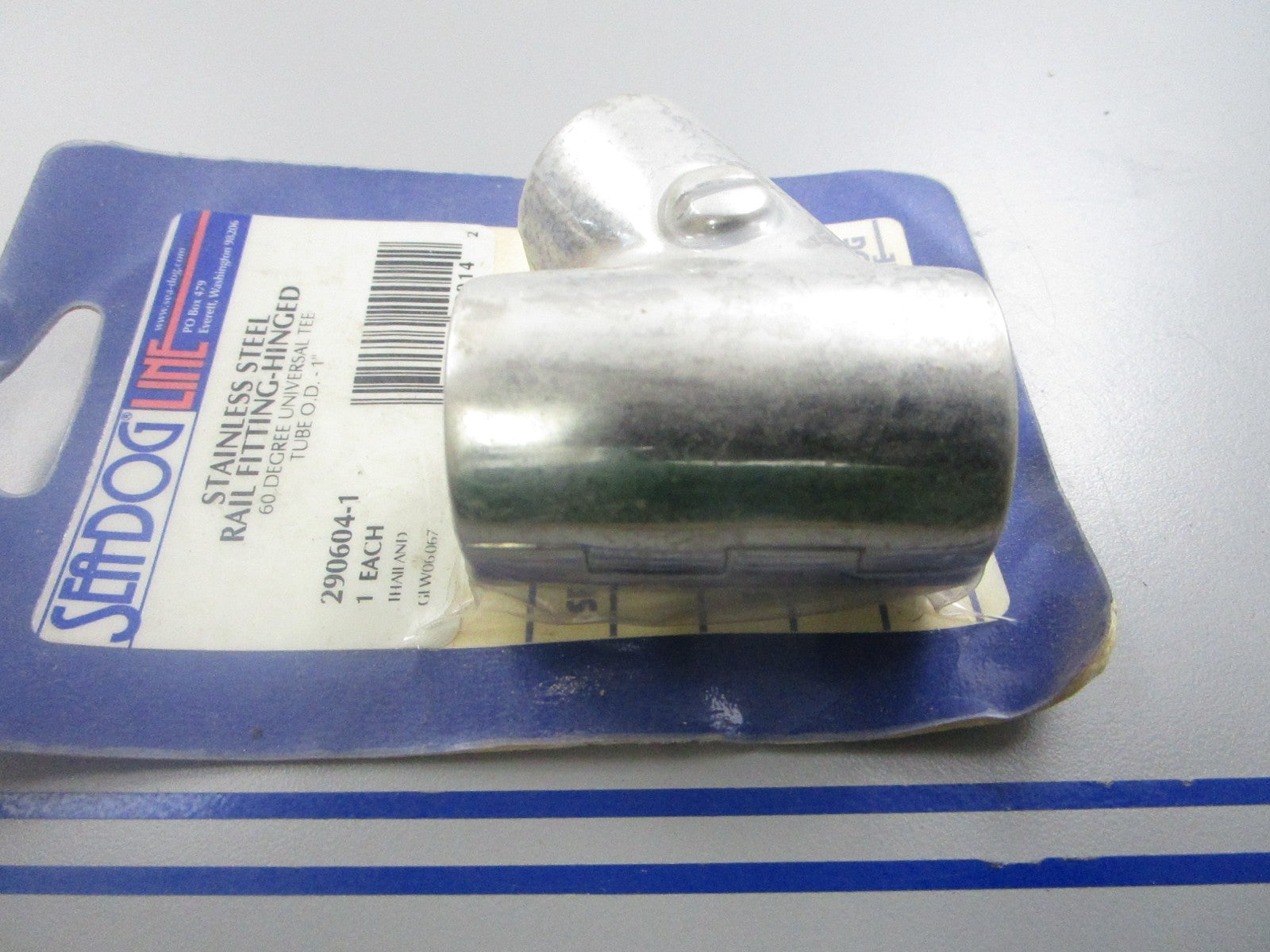 *NEW* 0810 Sea-Dog 60 Degree Stainless Steel Hinged Rail Fitting Tee 290604-1