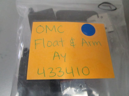 *NEW OEM* 0810 OMC Johnson Evinrude Float & Arm Assembly 433410 0433410