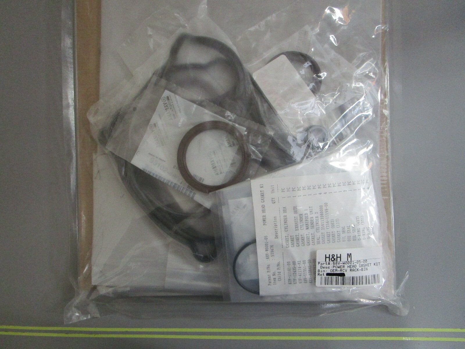 *NEW OEM* 0820 Yamaha Power Head Gasket Kit 68V-W0001-05-00