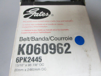 NEW K060962 Gates Micro-V 13/16" x 96 ⅞" Serpentine Belt 0720
