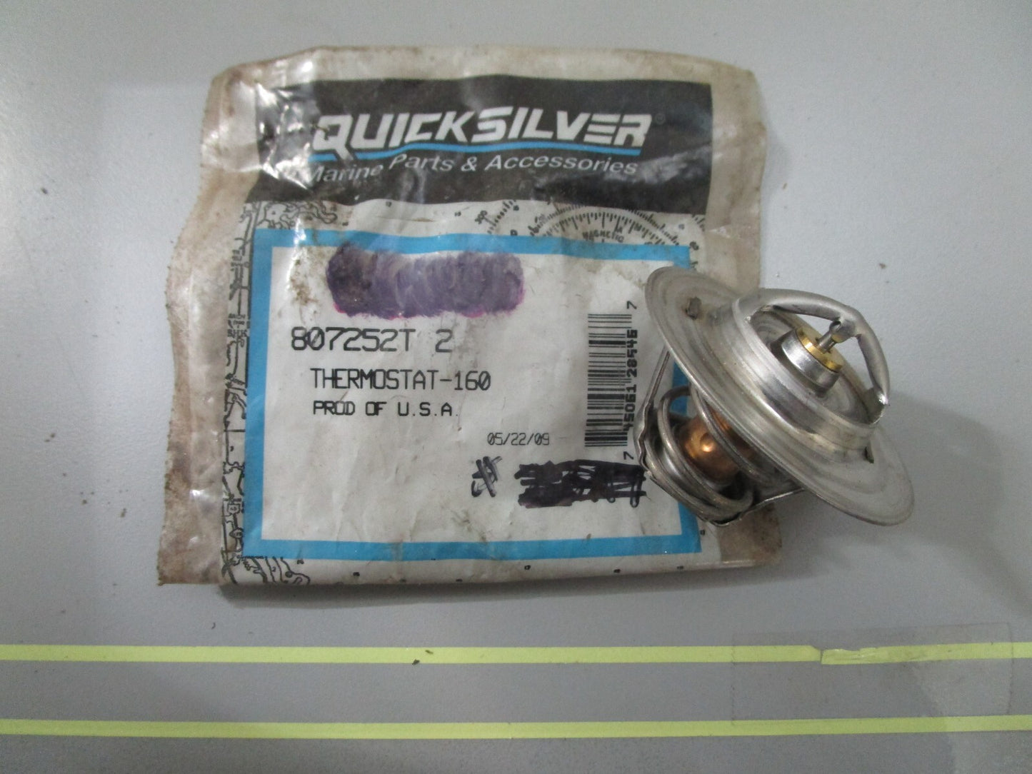 *NEW OEM* 0810 Mercury Quicksilver 160F Thermostat 807252T2