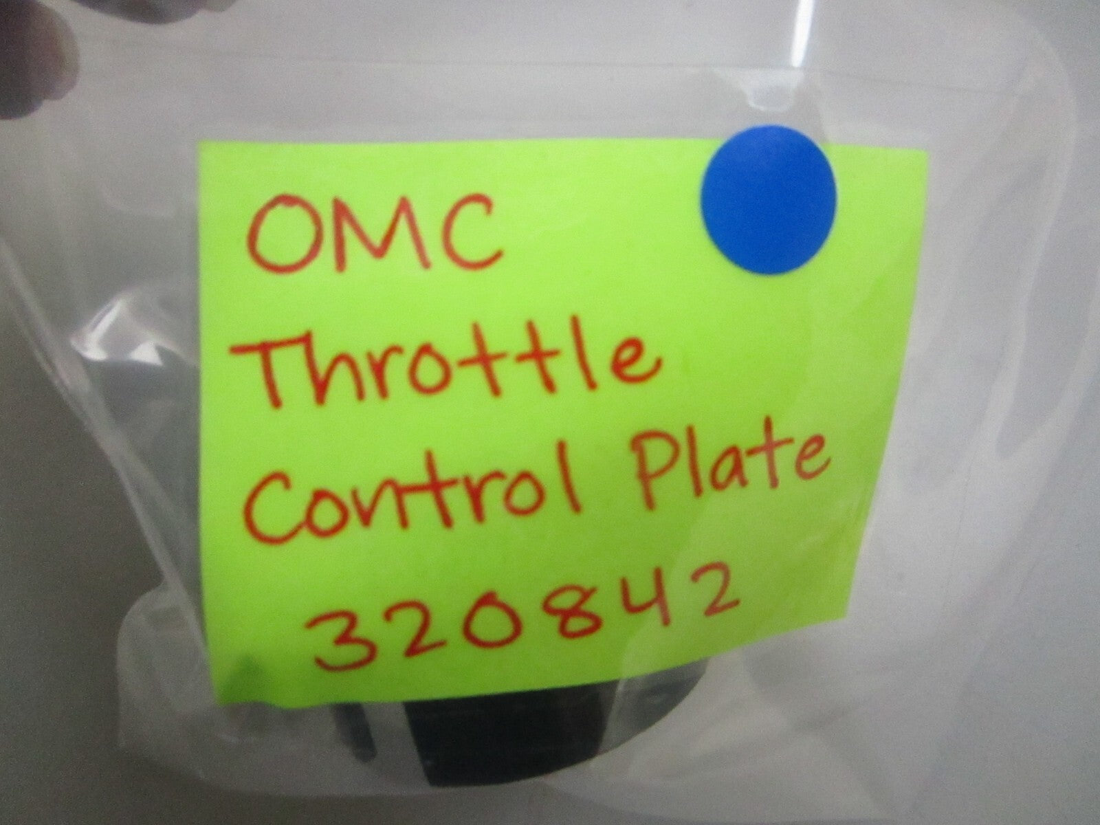 *NEW OEM* 0810 OMC Johnson Evinrude Throttle Control Plate 320842 0320842