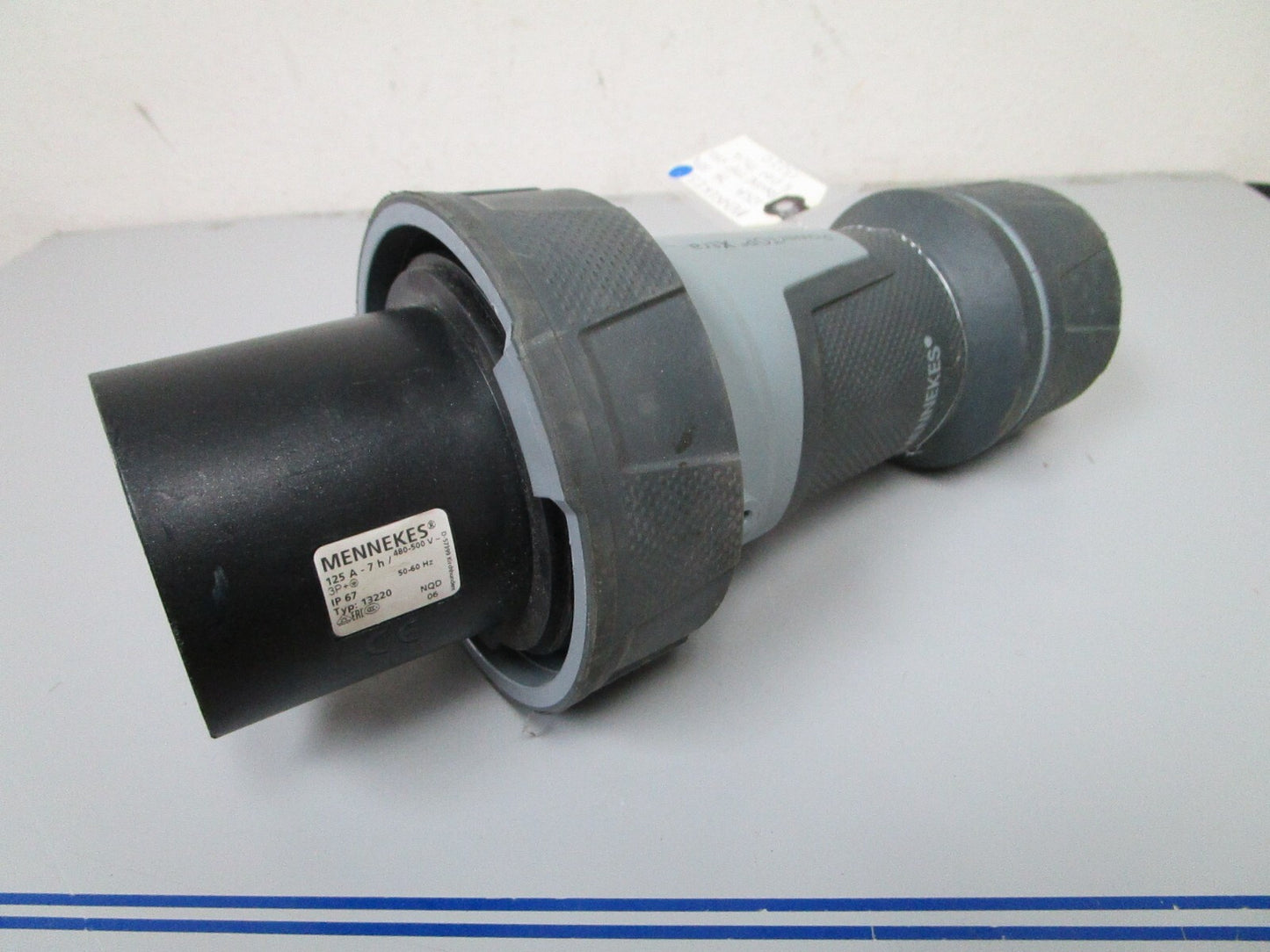 *NEW* 0720 Mennekes 125A 7H 500V Power Top Xtra 4 Pin Plug 13220