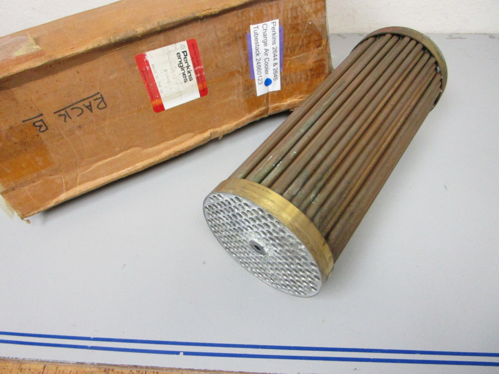 *NEW OEM* 0720 Perkins 2644 / 2645 Charge Air Cooler Tubestack 24860123