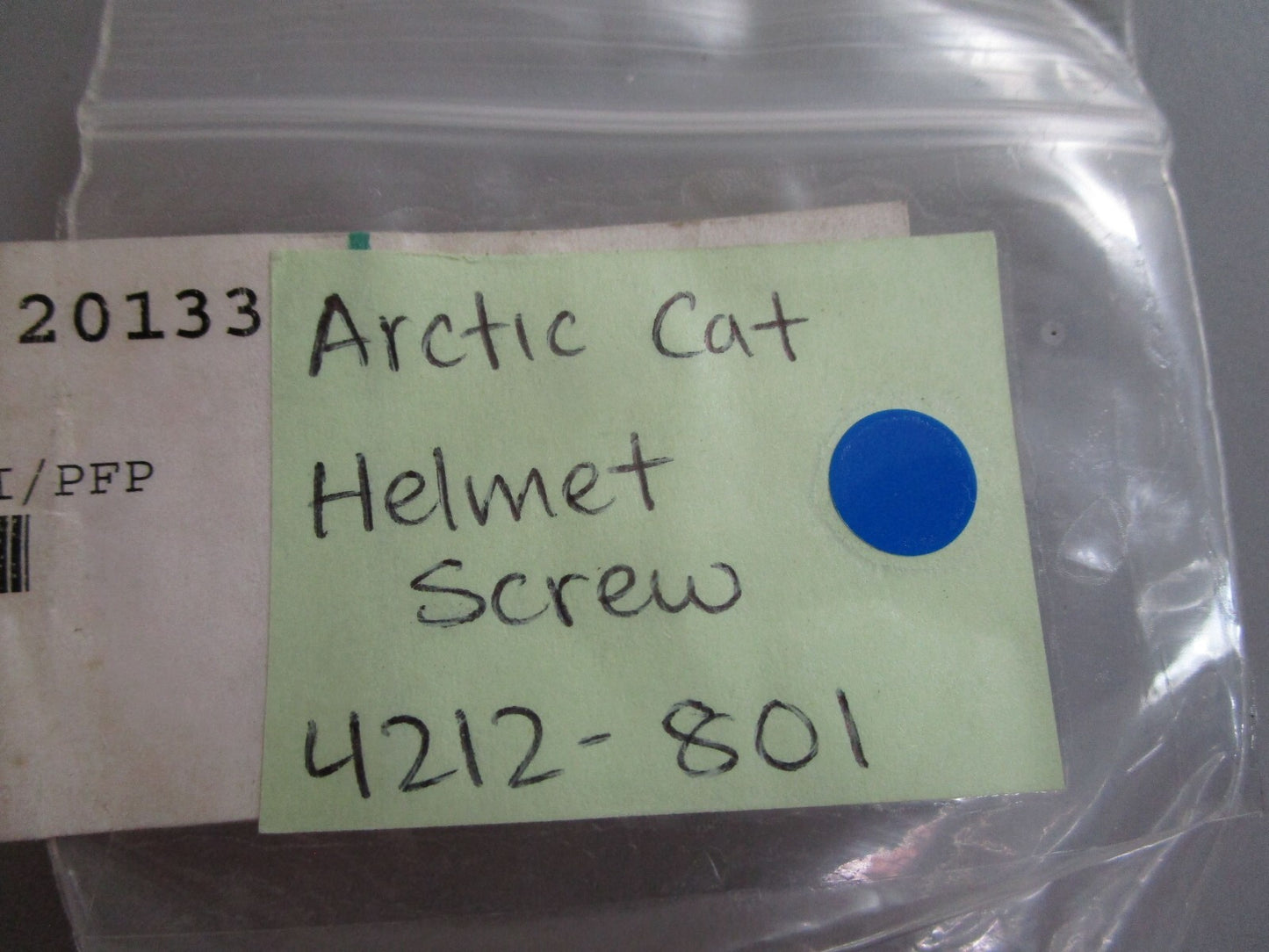 *NEW* (LOT OF 5) 0770 Arctic Cat Helmet Screw 4212-801