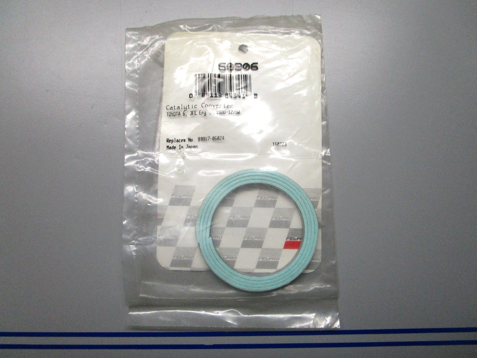 *NEW* 0810 Fel-Pro Flange Gasket 60906 Replaces: 90917-06024