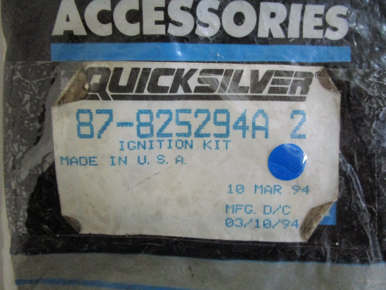 *NEW OEM* 0820 Mercury Quicksilver Ignition Kit 87-825294A2